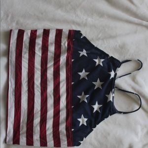 American USA Flag Top for 4th of July
